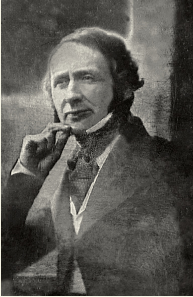 Morse’s telegraph. Portrait of Samuel Morse.
