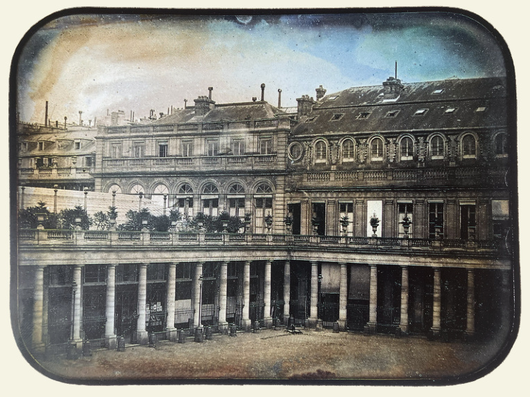 Louis Daguerre, The Palais-Royal, 1839–1840, National Technical Museum, Prague.